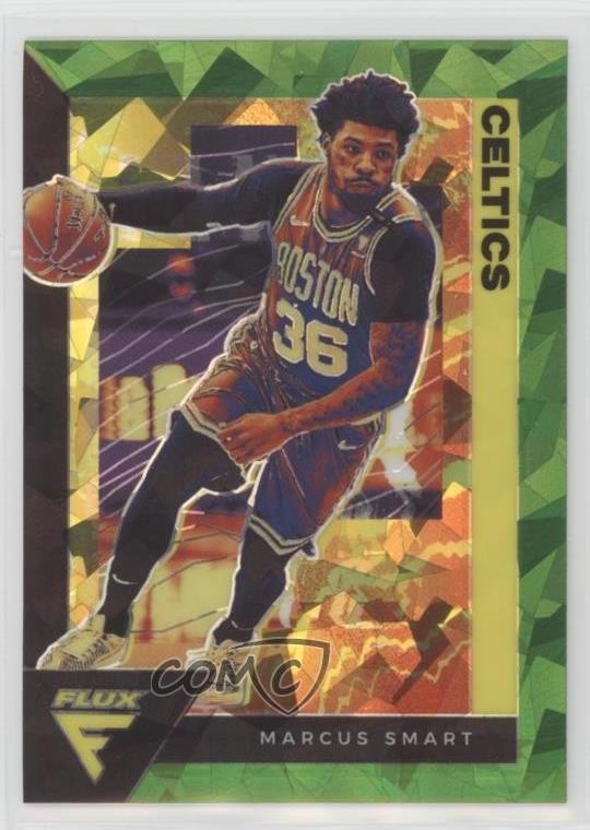 2020 Panini Flux Fanatics Factory Set Green Cracked Ice Prizm Marcus Smart 1i1x