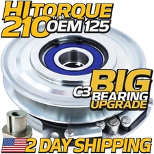 HiTorque 210ftlb (OEM 125) BIGBearing Blade PTO Clutch Replaces Warner 5219-165