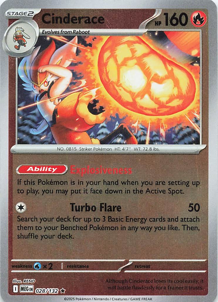 ME01: Mega Evolution #028/132 Cinderace