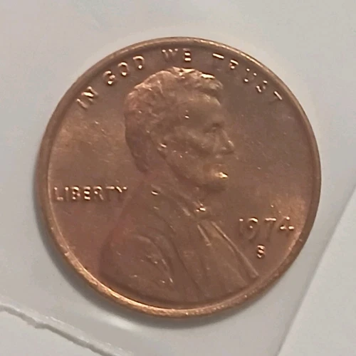 1974-S Lincoln Memorial Cent Proof — photo from the most recent tracked eBay sale