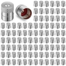 200 Metal Dome Brass Tire Valve Stem Caps - Durable Weather-resistant Covers 200 Metal Dome Brass Tire Valve Stem Caps - Durable Weather-resistant Covers