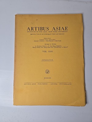Artibus Asiae Institute Of Fine Arts New York University Vol XXXI