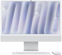 APPLE iMac 4.5K 24 (2024) - M4, 512 GB SSD, Silver - REFURB-B