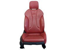 Rh Front Seat Red Leather Power Heated 17-20 Audi S3