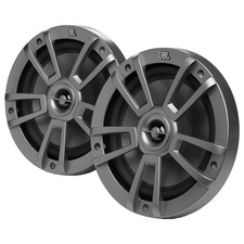 JBL Stage Marine 8" 375 Watt Peak Marine Audio Gray Boat Speakers Pair 