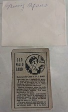 Rare Vintage Old Maid Card Game 1930's Whitman Missing 2 Cards Look Read