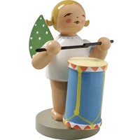 Wendt & KüHn 'Engel Mit RüHrtrommel, 650/45, H 6Cm' Braune Haare