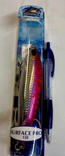 Williamson Lures Surface Pro 130, Bruised Purpl, 1-5/8oz, 5.25” Long, Salt-Fresh