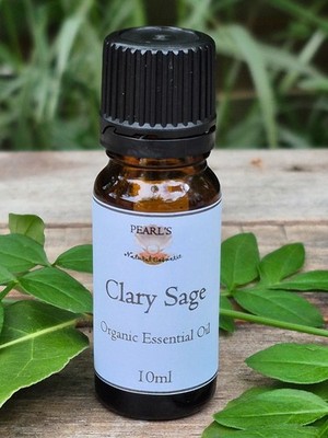 Bio CLARY SAGE ätherisches Öl, USDA zertifiziertes Bio-Öl, 10 ml