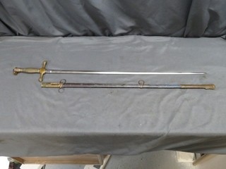 US MILITARY ACADEMY AT WEST POINT MODEL 1872 CADET SWORD SPRINGFIELD ARMORY RARE