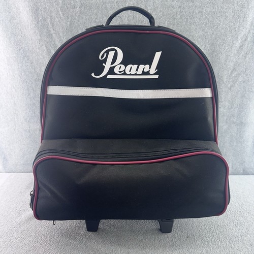 Pearl Steel Shell Snare Drum Chrome 14" X 6.5” With Stand & Case & Practice Pad - Picture 16 of 22