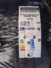 2 pneumatici 195/45 R 16 Bridgestone Turanza 6 84 V XL nuovi estivi