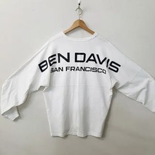 Ben Davis Men's Round Neck T-Shirt - White, Size M