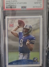 2009 Topps - Matthew Stafford #430 Throwing (RC)