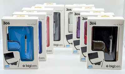 NEW Nintendo 3DS Flip & Play Protective Case w/ Stylus | 8 Colors