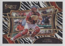2024 Panini Select Diamond Level Zebra Prizm Kyle Teel #21 b4d
