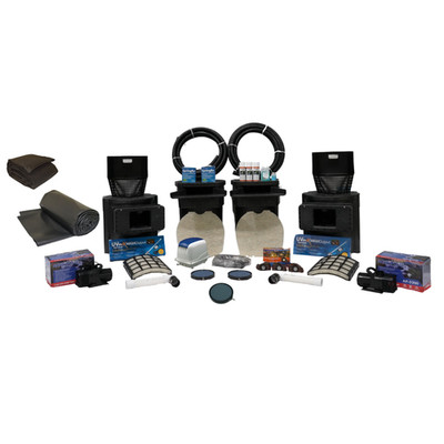 Ultimate Savio Pond Kit w/ UV, 30' x 50' EPDM Liner and Air Kit-US12