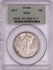 1947-P Walking Liberty Half Dollar PCGS MS65 OGH