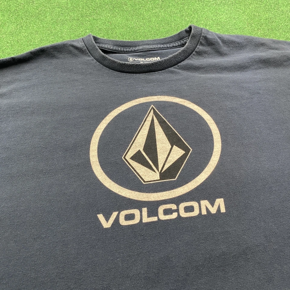 Vintage Volcom Shirt Mens XL Blue 90S Y2K Skate Skateboarding Grunge Emo Tee - Image 2 of 4