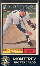 Bill Stafford 1961 Topps RC #213 OC New York Yankees