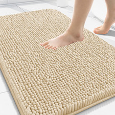 Bathroom Rugs 30X20, Soft Absorbent Shaggy Chenille Bath Rugs
