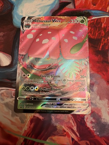 Venusaur VMAX SWSH102 Swsh: Sword & Shield Promo Cards Holo