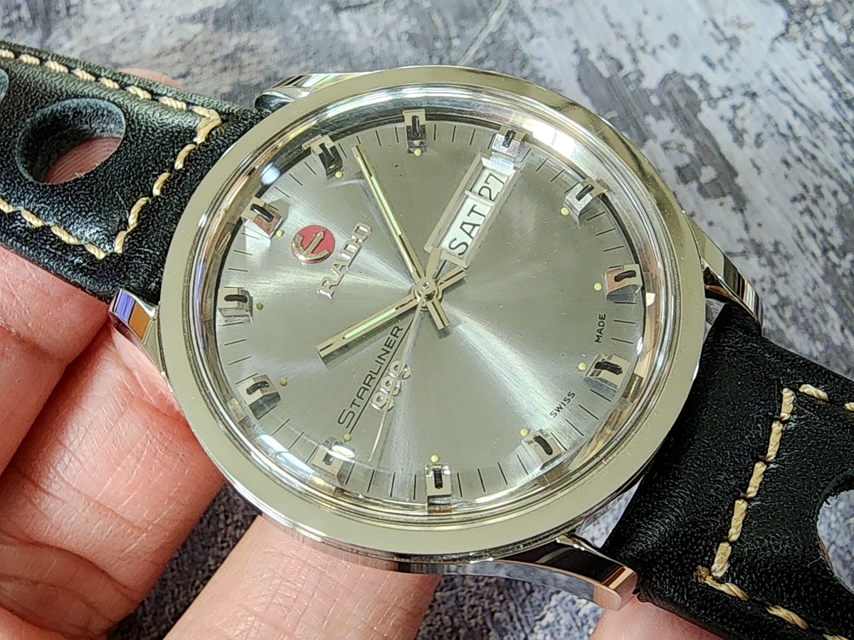 RADO STARLINER 999 AUTOMATIC STAINLESS STEEL VINTAGE Gray Dial
