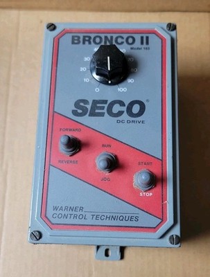 NOS Warner Control Techniques BRONCO II SECO Adjustable DC Drive Model 163 NEW!