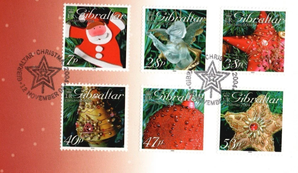 Gibraltar 2004 Xmas Christmas FDC First Day Cover - Image 2 of 2