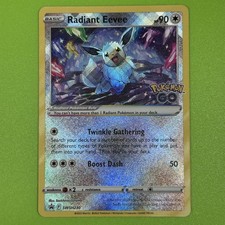 Pokémon Go Black Star Promo TCG Holo Card SWSH230 Radiant Eevee