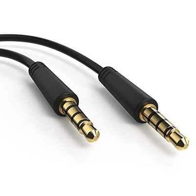 3.5mm TRRS AUX Cable, Ancable 3 Ft Cord 3.5mm Screen-to-Screen Audio and Video