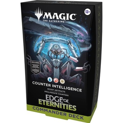 Magic The Gathering Edge of Eternities Commander Deck Counter Intelligence Fa...