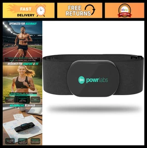 Bluetooth Heart Rate Monitor Chest Strap - ANT+ Compatible, All-Day Comfort, Eas