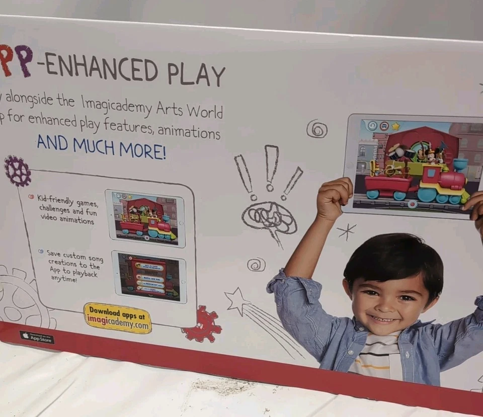 Disney Imagicademy Tune Tracks Mickey Mouse Train Toy Musical Playset New in Box - Image 3 of 4