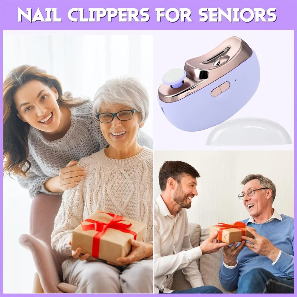 Automatic Electric Nail Clipper Fingernail Clippers Safety Nail Trimmers USA - Image 4 of 4