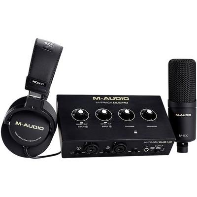 M-Audio M-Track DUO HD Audio Interface Producer Pack