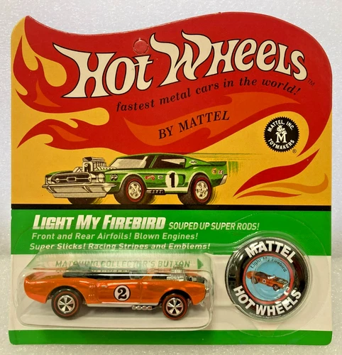 Hot Wheels 2016 3815/5000 RLC Light My Firebird New w/Case Red Line Club