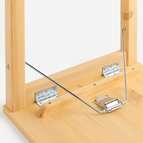 Muji Pine Wood Foldable Table W80xD50xH70cm Rectangle Compact Size NEW Japan - Picture 6 of 9