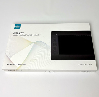 Huion Inspiroy H610PRO V2 Graphics Pen Tablet, Wired USB, Black