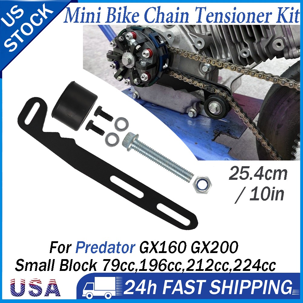 10 in Mini Bike Chain Tensioner w/ Hardware For Small Block 212