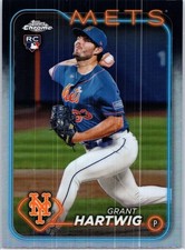 2024 Topps Chrome #45 Grant Hartwig Refractors New York Mets