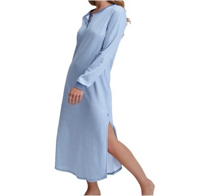 Calida Nachthemd lang Größe 40 / 42 Nachtkleid Damen Nachtwäsche 31254 384 S