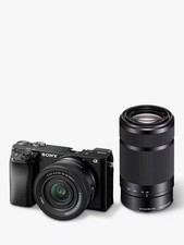 Sony Digital Camera A6100 15-50mm OSS II Lens  55-210mm OSS Lens 24.2MP New