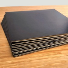 10 BCW 12" Record Paper Jacket Black No Hole Preserves 33 RPM Vinyl Collections