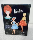 Vintage 1964 Barbie Black Vinyl Doll Carrying Case