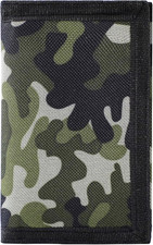 wallet,Teen Wallet with Coin Pocket,Kids Wallets for Boys,RFID Trifold Canvas Ou