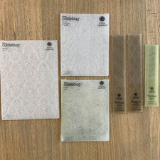 Anna Griffin Embossing Folders Lot of 6 mix match folders and border strips