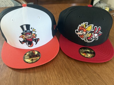 2 Baseball Caps! Inland Empire 66ers & Albuquerque Isotopes & Marvel x MILB Sz 8