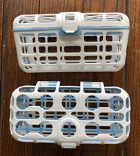 Munchkin Dishwasher Baskets Organizer Blue White Lot Of 2