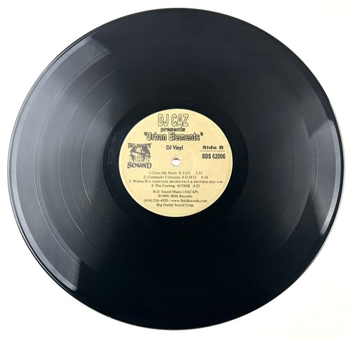 DJ Caz - Urban Elements 1999 Vinyl LP Unplayed Promo Record Shrink On NM - Picture 5 of 7